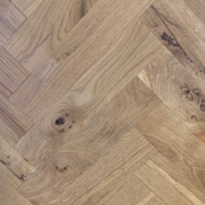 Eiken visgraat parket tapis, rustiek, 120 mm breed